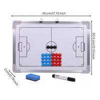 Aluminum Frame Attractive Basketball Strategy Board Portable Attractive Basketball Coaching Board Hangable for Training, Game Day