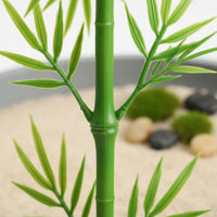 Realistic Appearance Artificial Bamboo Model Micro-Landscape Decor Craft Supply Bendable Stalks for Crafters, Bonsai, Sand Table, Terrarium