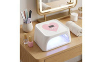 LED Nail Lamp Two-sidedSide Sensing Gel Nail Lamp Dryer Professional Fast-Drying for DIY Manicurists, Home Manicure