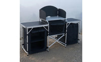 Field Kitchen Setup Table Carrying Bag Outdoor & Cooking Table Quick Setup Portable Cooking Area for Campers