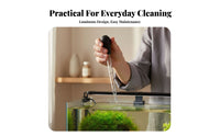 Fish Waste Remover Strong Suction Fish Tank Waste Remover Easy to Use Manual Gravel Cleaner for Pet Owners, Hobbyists, Home