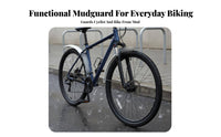 Retractable Bike Mudguard Universal Fit Mountain Bike Mudguards Cycle Mudguard Set Weather-Resistant Protection