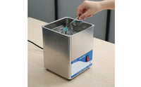 Ultrasonic Cleaner with Lid Compact Ultrasonic Cleaning Machine Stainless Steel for Home, Workshop