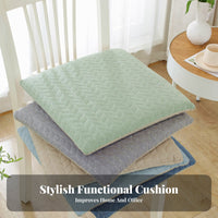 Japanese Type Quilted Cotton Chair Cushion Thickened Padding Square Cotton Chair Pad Comfortable for Students