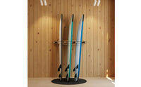 Easy Installation Surfboard Wall Mount Space Saving Surfboard Wall Rack Large Capacity Snowboard Storage Mount Scratch Protection for Surfers, Snowboarders, Garage, Home