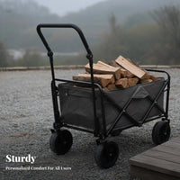 Comfort Grip Folding Wagon Push Handle Detachable Adjustable Wagon Push Handle Quick Release for DIY Enthusiasts