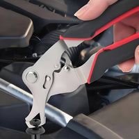 Vehicle Trim Removal Tool Ergonomic Handle Fastener Remover Tool High Hardness Clip Removal Pliers for Mechanics, DIY Enthusiasts, Garage