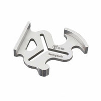 All Steel Star Shaped Sewing Gauge Multi Purpose Border Alignment Gauge Precise Positioning Seam Guide Even Stitches for Tailoring, Crafting