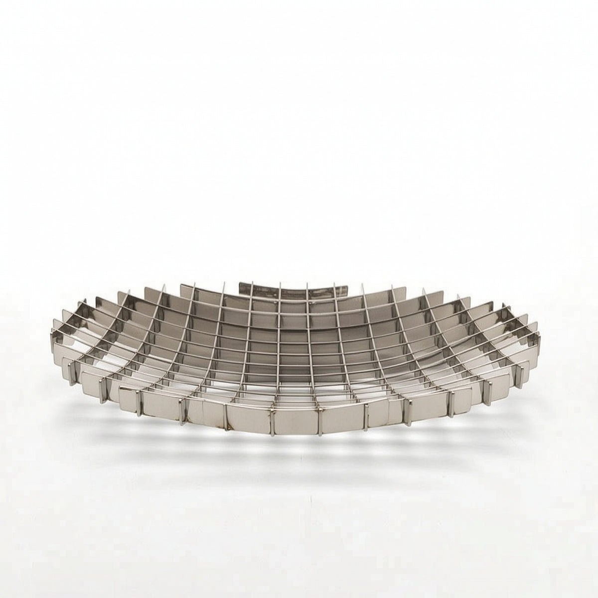 Metal Fruit Tray Minimalist Stainless Steel Fruit Bowl Round Storage Holder for Dining Table