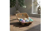 Ovoid Shaped Chalk Bright Hues Colored Drawing Chalk Outdoor Toy Art Supplies Easy to Clean for Children