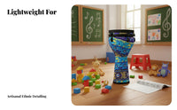 Adjustable Tuning Tunable Djembe Portable Djembe Drum Lightweight Musical Instrument Rich Resonant Sound for Beginners, Professionals, Music Class, Home Practice, Performance, Outdoor