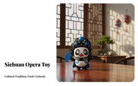 Sichuan Opera Face Changing Doll Decorative Ornament Chinese Bian Lian Toy