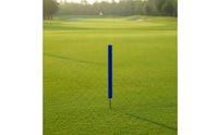 Ground-Inserted Golf Marker Stake Long-Lasting Golf Stake with Metal Spike Weather Resistant Cylindrical for Fairways