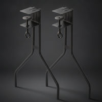 No-Drill Clamp-on Table Legs Punchwithout Drilling Table Clamp Legs Reusable Hardware Heavy-Duty for Campers, DIYers