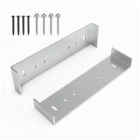 2 Pieces Mailbox Mounting Bracket Aluminum Mailbox Bracket with Screws Hardware Heavy-Duty Universal for Outdoor