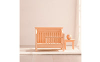 Wooden Dollhouse Bed Cute Dollhouse Bed with Headboard Sturdy Cot for Diorama