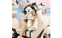 Mounted Dog Bike Basket Rigid Pet Cycle Carrier Safe Bike Basket with Mesh Sunshade Long-Lasting for Commutes