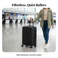 Telescopic Handle Hardside Suitcase rigid case Hardside cabin luggage Combination Lock Rolling Luggage long-lasting rigid shell for journeyers, Frequent Flyers, journey, journeys, short weekend journeys, Airports