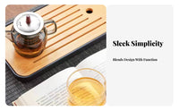 Glass Tea Infuser Pot Heat Resistant Single Serving Tea Brewer Compact Design