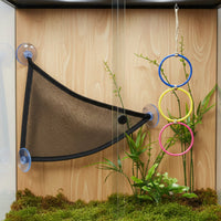 Lightweight yet Sturdy Snake Climbing Hoop Tear Resistant Pet Resting Net Net Comfortable Lounging