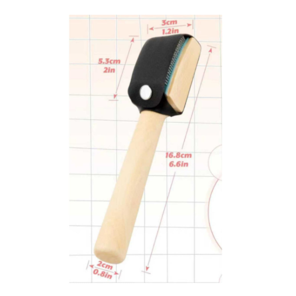 2 Pieces Easy to Clean Ballet Shoe Brush Portable Sports Gear Anti-Slip for Dancers