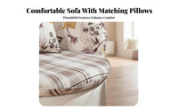 Removable and Washable Cover Upholstered Round Armchair Modern Design Upholstered Contoured Seat Comfortable Cushion Lounge Chair Breathable Upholstery for Adults, Students, Homeowners, Bedroom, Study Room, Reading Nook, Home Detachice