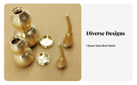 Three-Section Gourd Decoration Polished Finish Brass Gourd Trinket Hanging Decoration Handmade Individual Accessory