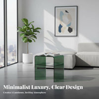 Space-Saving C-Shaped Magazine Table Minimalist design Nightstand Multi-Functional Household Furniture Integrated Storage for Apartment Dwellers, Homeowners, Remote Workers, Living Room, Bedroom, Small Spaces, Home Office