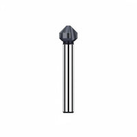 90 Degree Countersink Boring Tool High Tungsten Carbide Chamfering Cutter Burr Final Power Tool Accessory for Machinists, Metalworkers, Factory