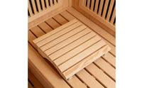 Heat-Resistant Wooden Sauna Headrest Long-Lasting Wood Sauna Pillow Sturdy Build Bath Accessory Polished Surface for Spa