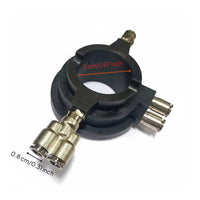 Long-Lasting Metal Body 50 Mm Flange Valve Wear Resistant Rotary Air Distribution Valve Universal Fit Tire Changer Rotary Coupler Easy to Use for Garage