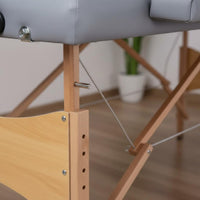 Portable Massage Table PU Leather Upholstery Massage Table Easy to Clean Foldable Spa Bed for Estheticians