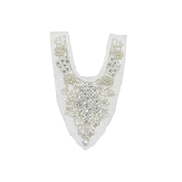 Beaded Collar Embroidered Collar with Embroidery Decorative for Formal Wear