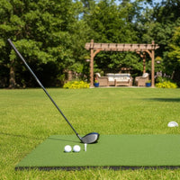Realistic Feel Golf Hitting Mat Long-Lasting Artificial Turf Swing Mat Non-Slip Base Sports Equipment Shock Absorbing for Beginners