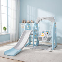 Indoor Slide with Swing Freestanding Slide and Swing Set Stable Indoor Playground for Young Children, Children, Playroom, Kindergarten, Daycare