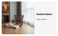 Trumpet-Shaped Floor Basket Large Capacity Laundry Hamper unclutteredstanding for Spa