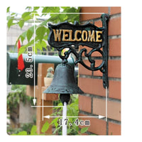 Cast Iron Cockerel Bell Decorative Cockerel Entry Chime Clear Chime for Garden