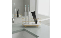 Diatomite Toothbrush Holder Absorbent Washroom Vanity Tray Rack Anti-Slip Washroom Holder for Washstand