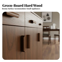 Buffet Cabinet Coffee Bar Cabinet Dining Room Storage Cabinet Kitchen Storage Credenza with Sturdy Wooden Construction Spacious Drawers Suitable for Dining Room Kitchen Living Room