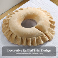 Washable U-Shaped Prone Pillow Easy to Clean U-Shaped Face Cradle Soft and Comfortable for Masseurs, Beauticians