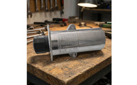 Threaded Metal Connector with Mounting Flange Aluminum Hardware Compact for Electricians
