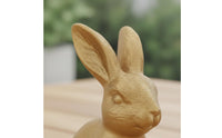 Great Gift Shiny Rabbit Ornament Creative Design Golden Rabbit Figurine Gold Bunny Statue for Desktop, Tabletop, Garden
