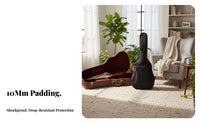 42 Inch Acoustic Guitar Bag Water Acoustic Guitar Bag Long-Lasting Construction Wear Resistant for Travel, Storage