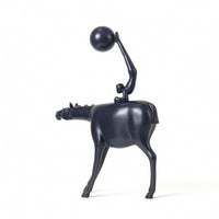 Resin Sculpture Modern Tabletop Statue Glossy for Office, Bookshelf, Minimalists