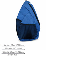 Mesh Pocket Pickleball Bag Zippered Triangle Bag Lightweight