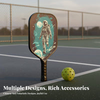 Pickleball Paddle Non-Slip Grip Pickleball Paddle Set Lightweight Shock Absorption for Tournament Play