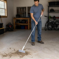 Multi-functional Floor Scrub Brush with Long Handle for Bathroom and Grout Cleaning