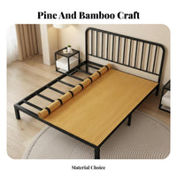 rollable Wooden Bed Board Easy Storage Foldable Bunkie Board Prevents Sagging Mattress Support for Students, Renters, On the Floor, Guest Room