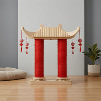Cat Scratching Pole with Toys Scratch-Resistant Cat Scratching Pole Versatile Pet Accessory for Kittens, Kittens, Living Room