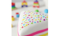 Stress Relief Sprinkle Cake Press Toy Soft Texture Cake Slice Fidget Toy for Children, Office, School